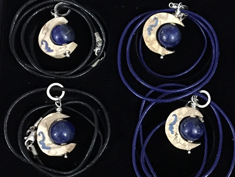 bijoux lune bois